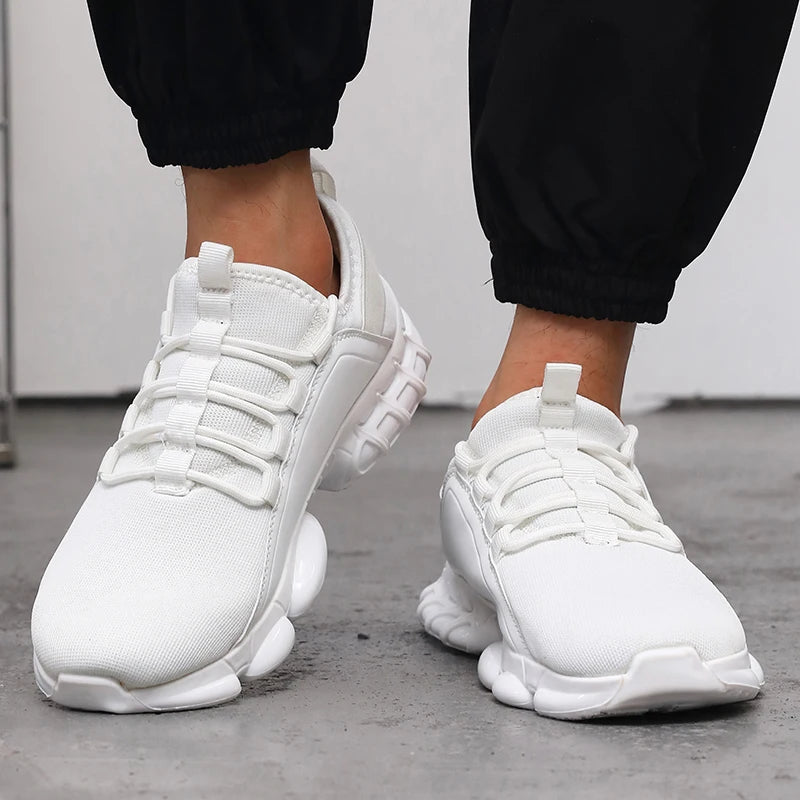 Men Sports Shoes Luxury Casual Sneakers Mesh Running Shoes Spring Lightweight Platform Fashion Basketball Walking Shoes for Men