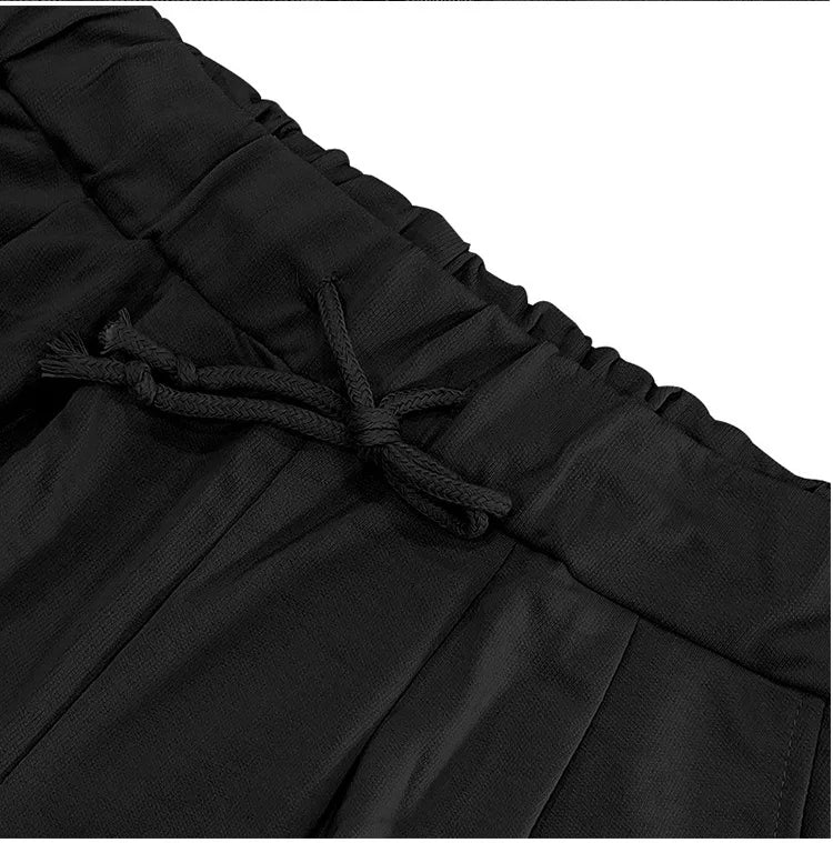 Herren Freizeit-Zweiteiler Sommer Kurzarm-T-Shirt und Shorts Set Bequemer Lockerer Trainingsanzug für Herren Bekleidungsset