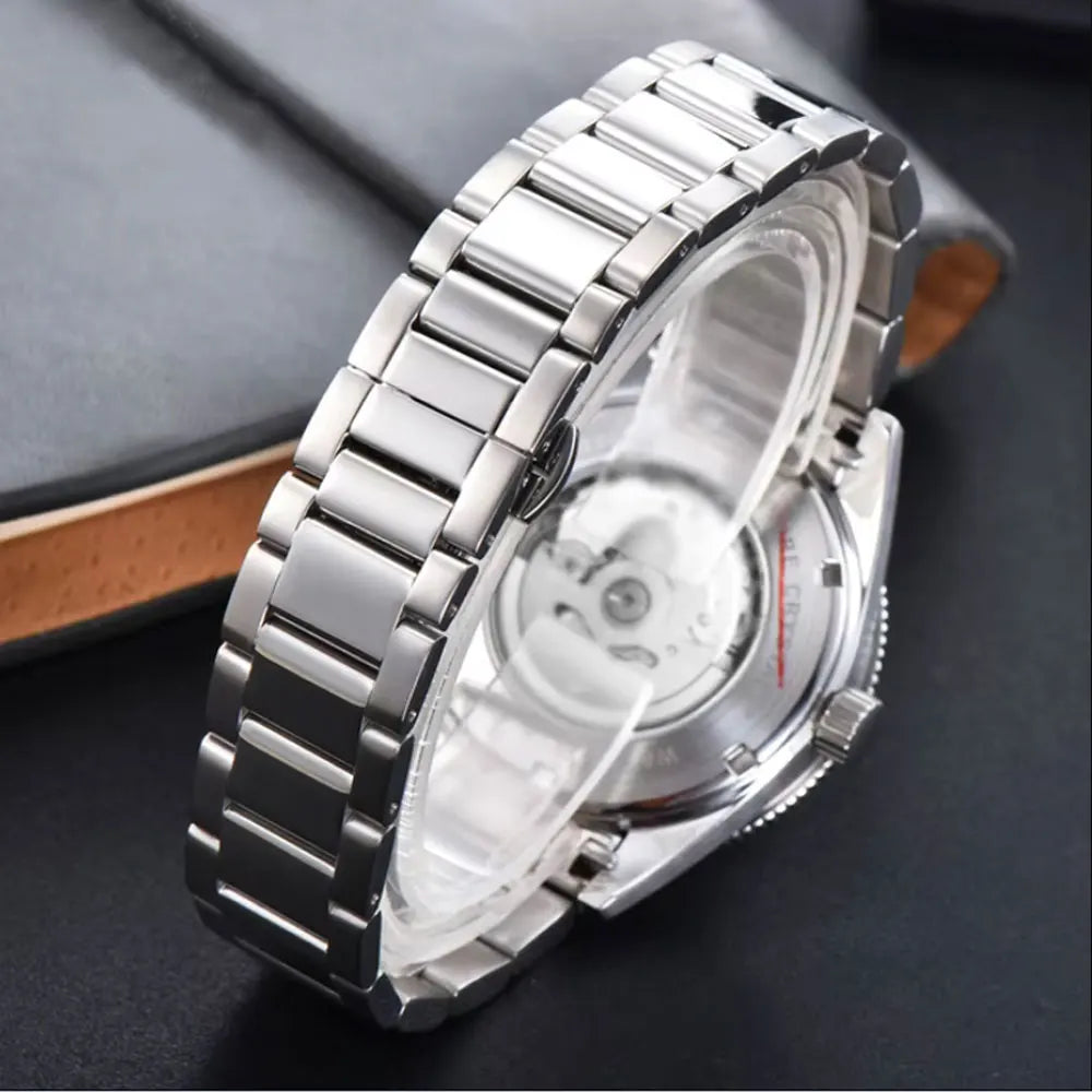 Custom watch logo for man Automatic high quality 41mm  NH35 Mechanical Watches Waterproof Sapphire Ceramic Bezel