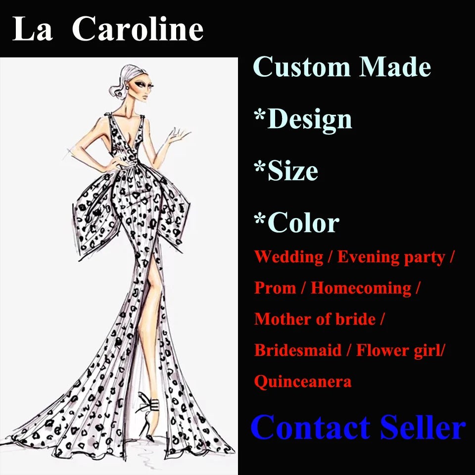 Caroline Attractive Sweetheart Celebrity Dresses with Crystals Rhinestones Beads Pleated Long Party Vestidos de Festa Customised