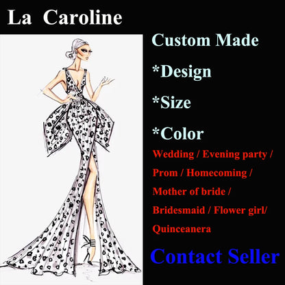 Caroline Attractive Sweetheart Celebrity Dresses with Crystals Rhinestones Beads Pleated Long Party Vestidos de Festa Customised
