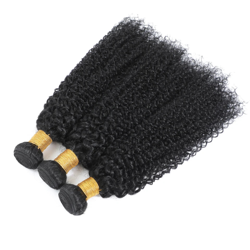Kinky Curly Bundles Human Hair 28 30 Inches 2 3 4 Bundles Unprocessed Virgin Burmese Afro Curly Bundles 4c Curls Humn Hair Double Weft Hair Extension
