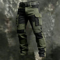 New Cotton Men Cargo Pants Khaki Casual Men Tactical Joggers Cargo Multi-Pocket Fashion Black Army Light gray Trousers Work Wear