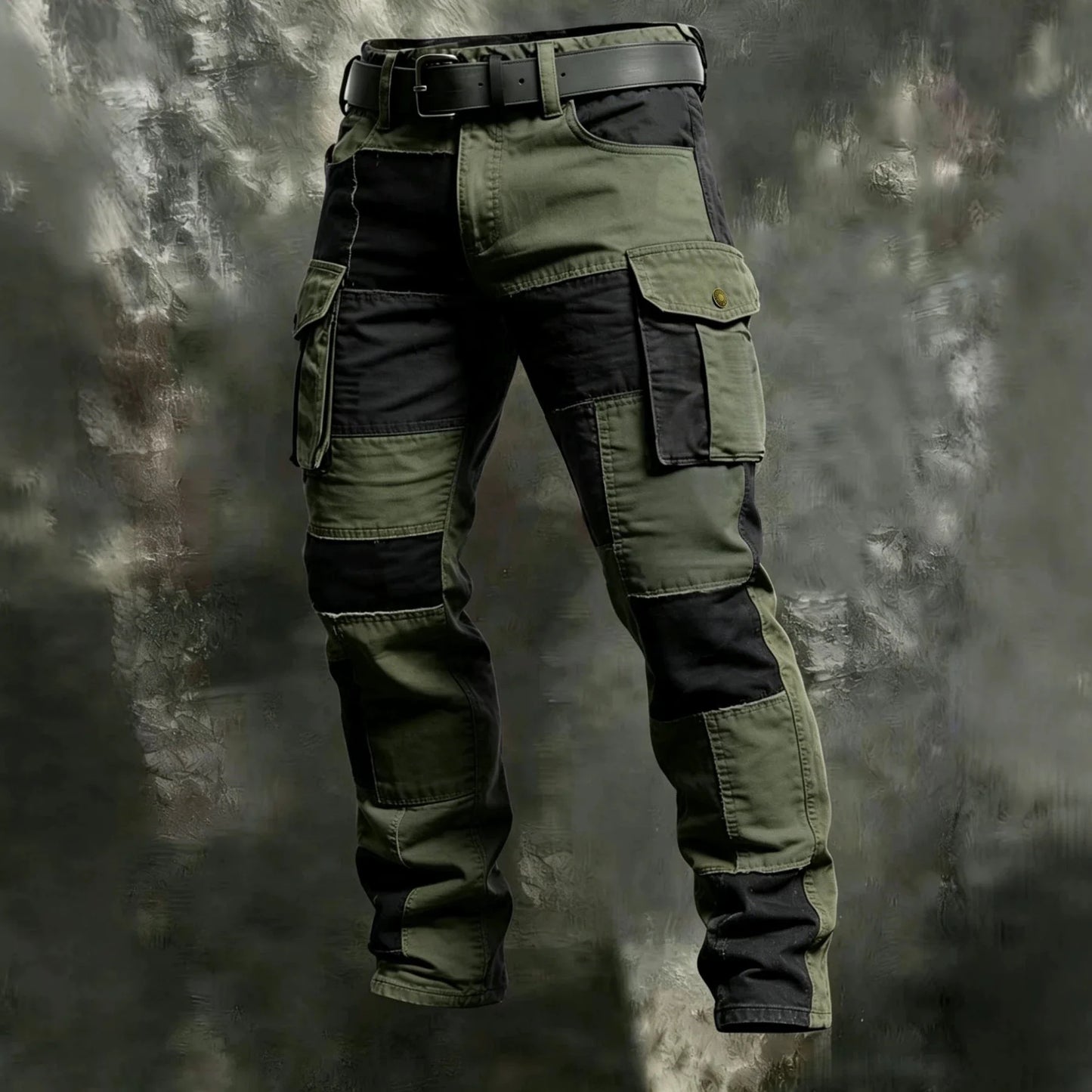 New Cotton Men Cargo Pants Khaki Casual Men Tactical Joggers Cargo Multi-Pocket Fashion Black Army Light gray Trousers Work Wear