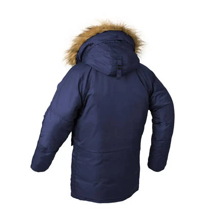Winter N3B usaf waterproof puffer long coat military fur hood warm tactical bomber army thick us air force parka for men