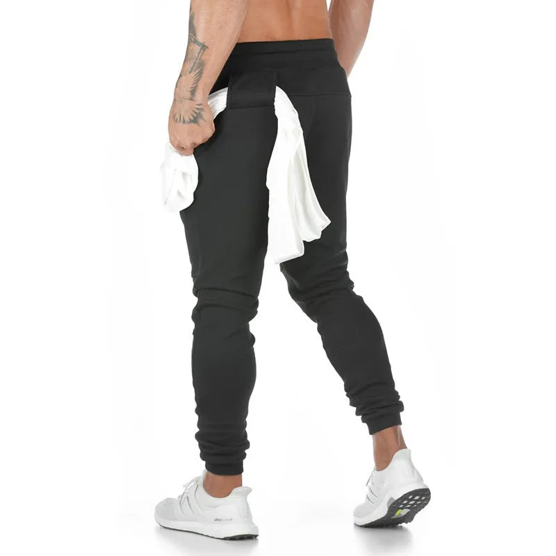 Men's Sportswear Running Pants Gym Fitness Bottoms Bodybuilding Male Trousers Workout Training Jogging Sweatpants Sport Pants