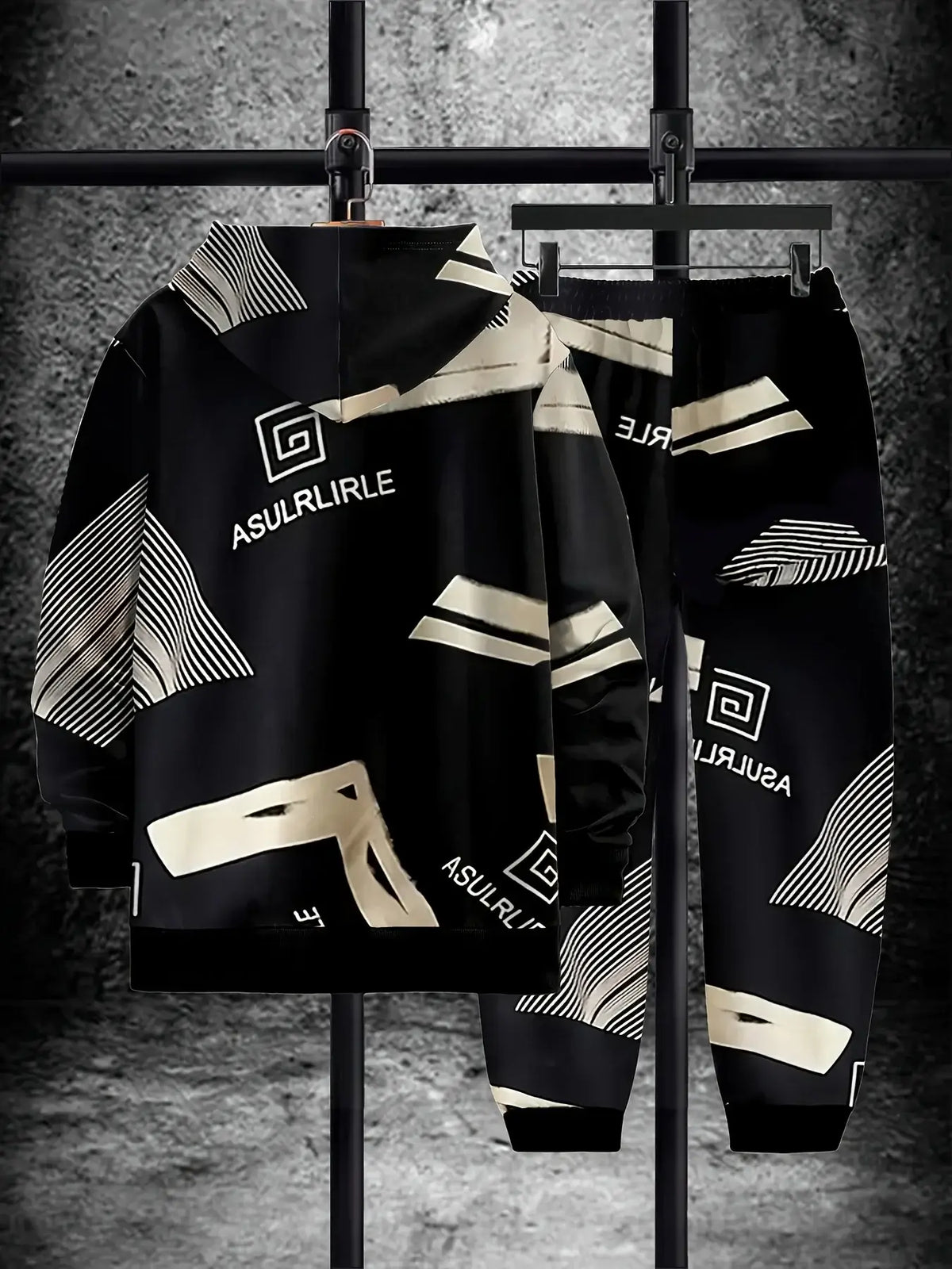 Das neue Herren-Hoodie-Set für Frühling und Herbst 2025 zeichnet sich durch einen lässigen, modischen, weichen und bequemen 3D-Musterdruck aus.
