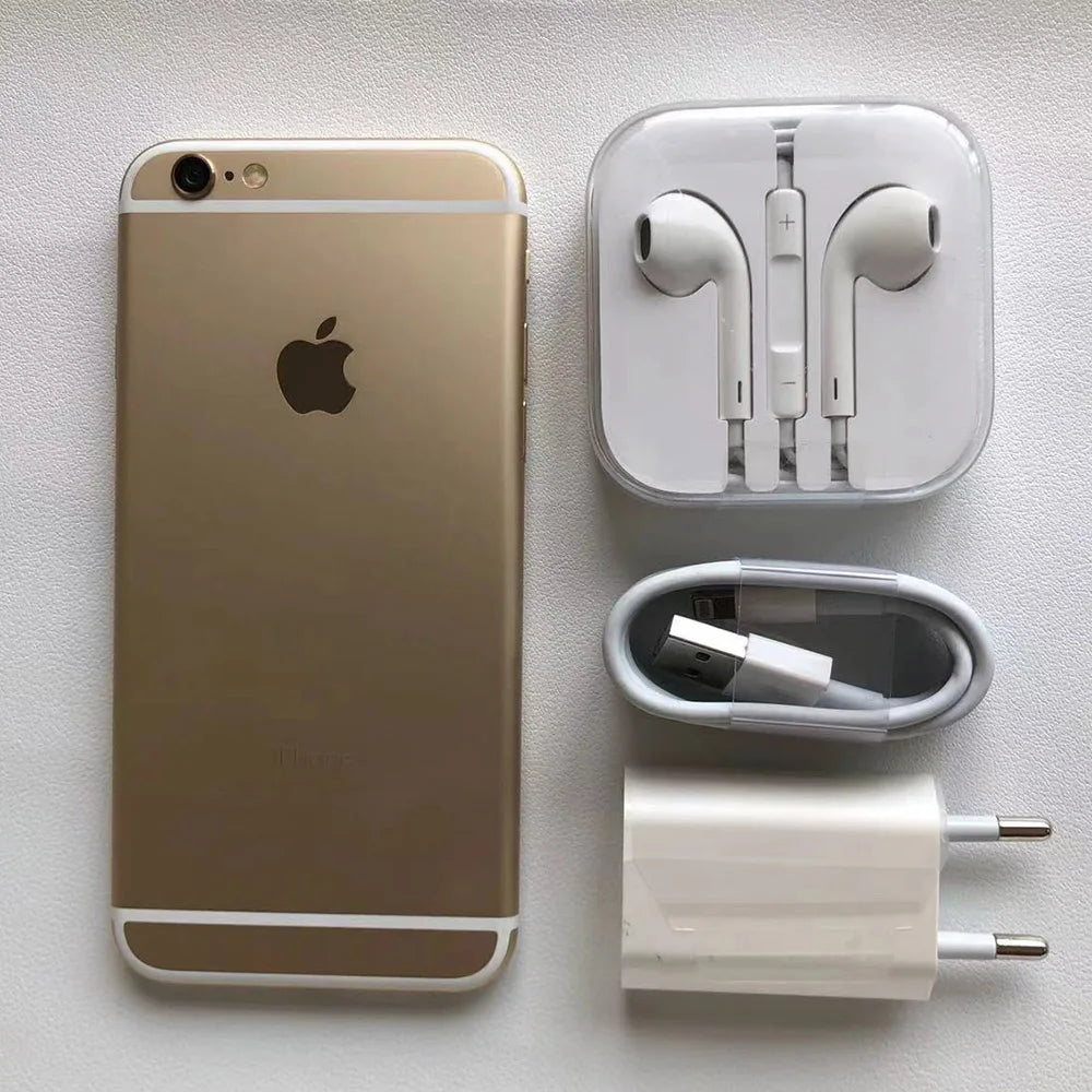 Apple iPhone 6 16GB 64GB 128GB 4.7" Display IOS 3G WCDMA 4G LTE 8MP 1G RAM WIFI Original Unlocked Used Mobile Cell Phone