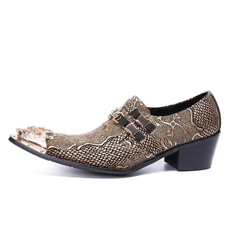 Neu eingetroffen: rote spitze Herren-Lederschuhe aus echtem Leder mit Metallspitze und Kristall, handgemacht, modische Friseurschuhe