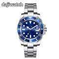 DIY Custom Automatic Watch Logo For Man High Quality NH35 Diving Mechanical Watches Sapphire Waterproof Ceramic Bezel 120 Click