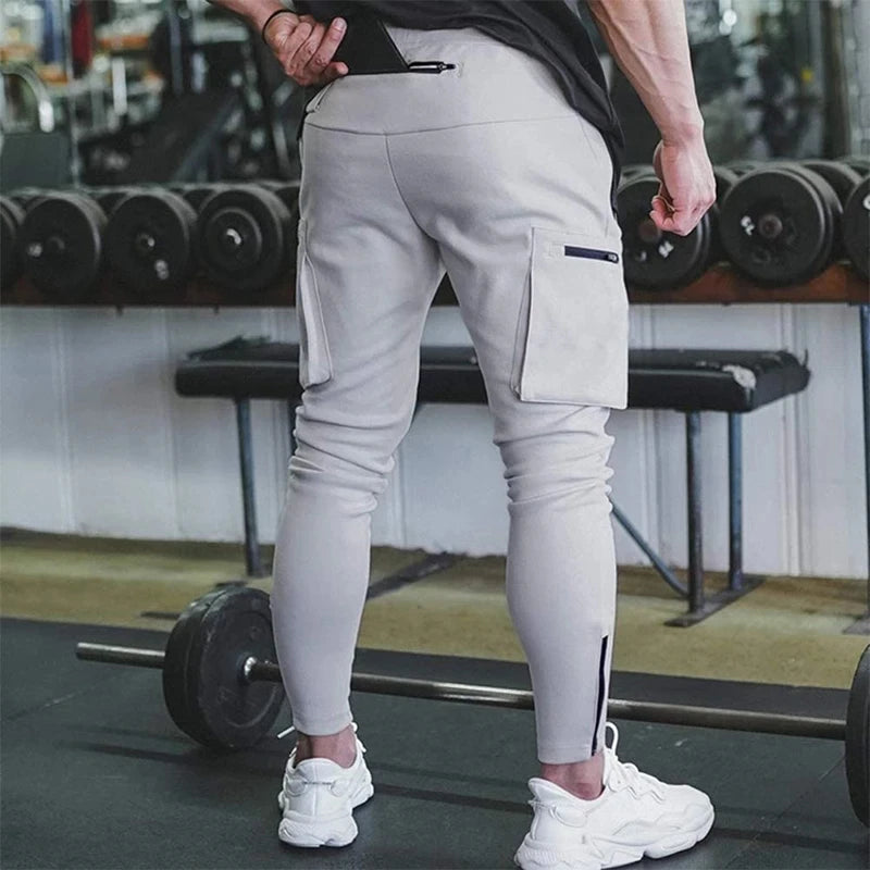 Men's Sportswear Running Pants Gym Fitness Bottoms Bodybuilding Male Trousers Workout Training Jogging Sweatpants Sport Pants