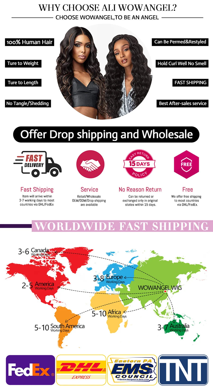 WowAngel 250% Verbesserte 13x6 HD Lace Full Frontal Wigs Glueless Glatte Echthaarperücken Vorgezupfte Natürliche Kopfhaut Brasilianisches Haar