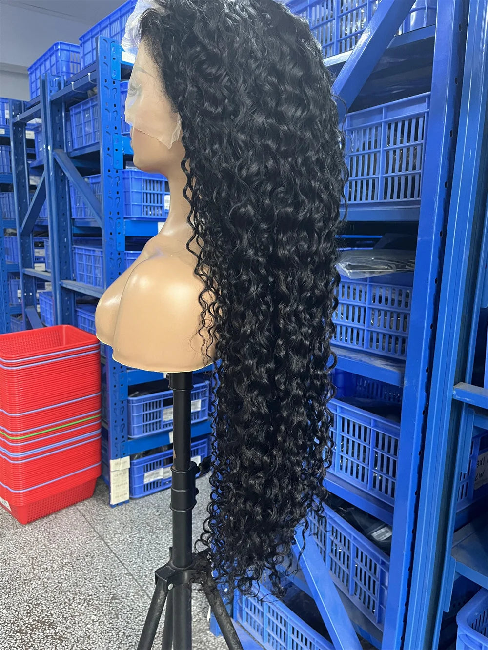 300% High Density Loose Deep Wave 40 46 50 Inch 13x6 13x4 HD Lace Frontal Human Hair Wig Brazilian 360 Full Curly Wigs For Women