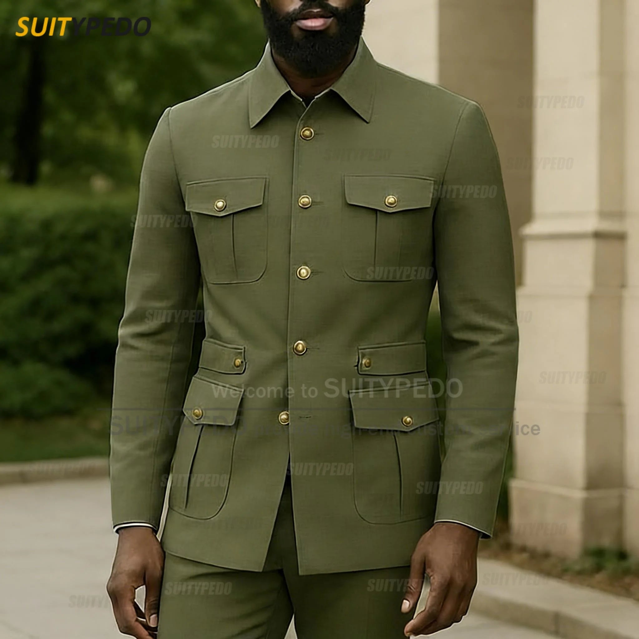 Latest Business Single Breasted Suit Sets For Men Brief Solid Prom Daily Suit Attire Smart Casual Texudos Formal  Evening Gowns