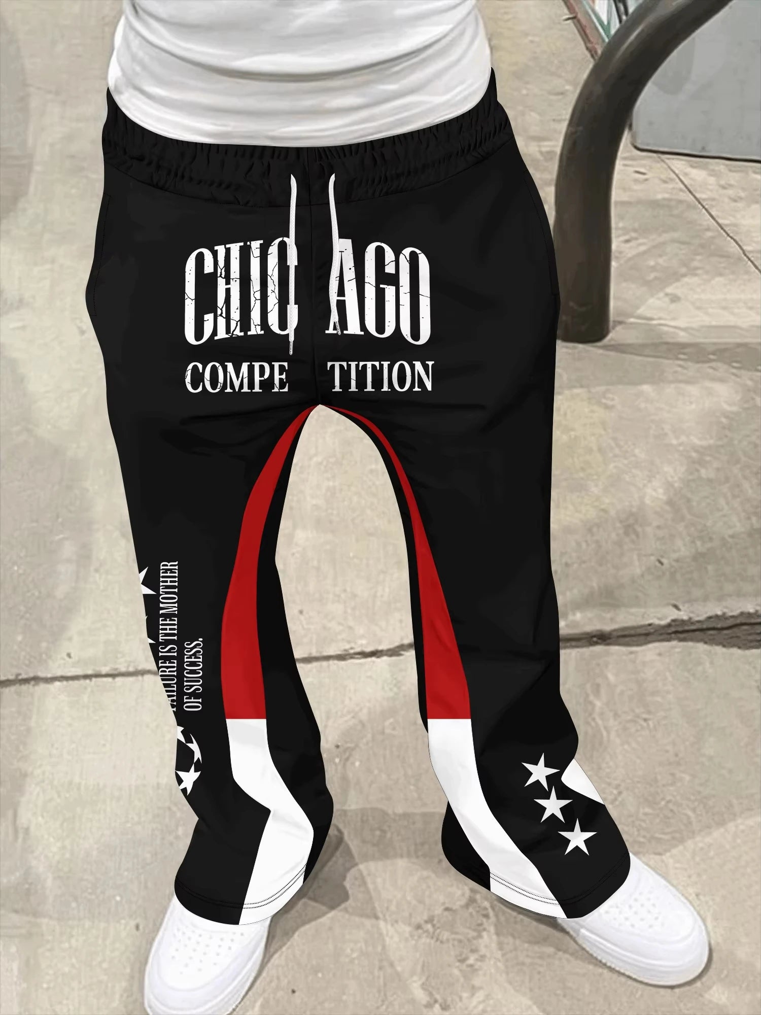 Y2k Flared Pants Men's Women's Kids Loose 3D Print Trousers Casual Sweatpants Mid Waist Sporty Streetwear Hip Hop Vintage Pants