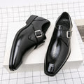 Men's Leather Slip-On Loafers  Casual Dress Shoes