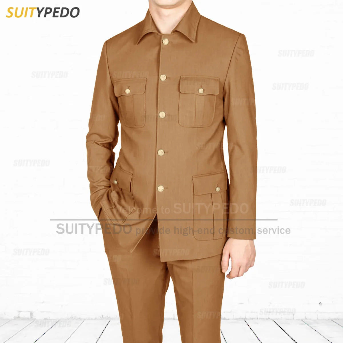 New Formal Men Suit Set Daily Casual Party Classic Blazer Pants 2 Pieces Homecoming Tailor-made Fashion Single Breasted Costumes