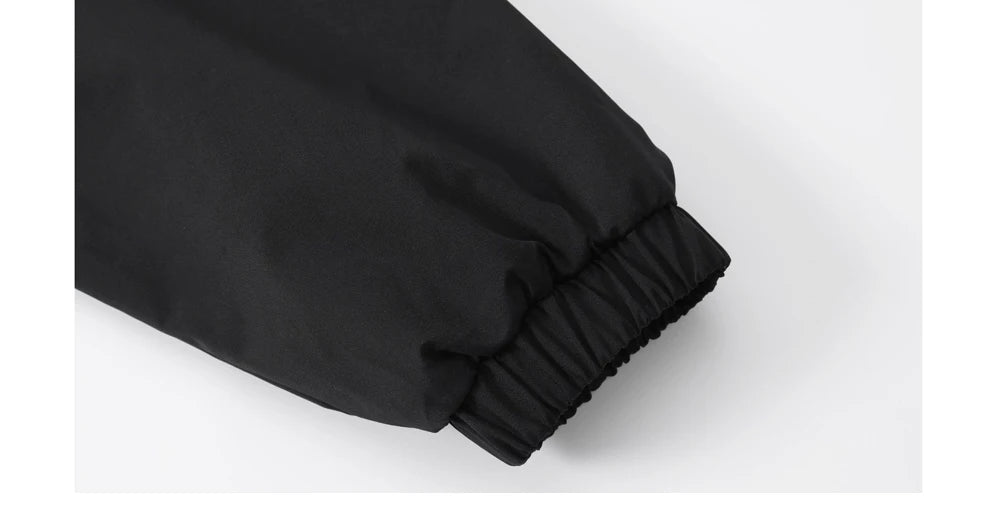 Autumn Winter Men's Bomber Jackets Fashion Men Mock Two-piece Hooded Cardigan Coats Men Windbreaker Loose Baseball Jackets 4XL