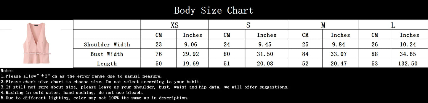 TRAFZA Vintage Chic Solid Women Suit V Neck Sleeveless Sashes Vest Blazer Straight Shorts New Fashion  Summer Office Sets