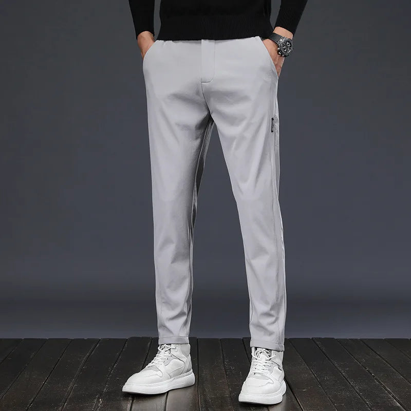 Men's Golf Pants  Spring Autumn High Elasticity Fashion Casual Versatile Breathable Quality Trousers for Comfortable Wear