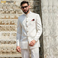 New Design Suit Sets For Men Fashion Evening Dinner  Single Breasted Tailor-made Slim Fit Blazer And Pants 2 Pieces Male Texudos