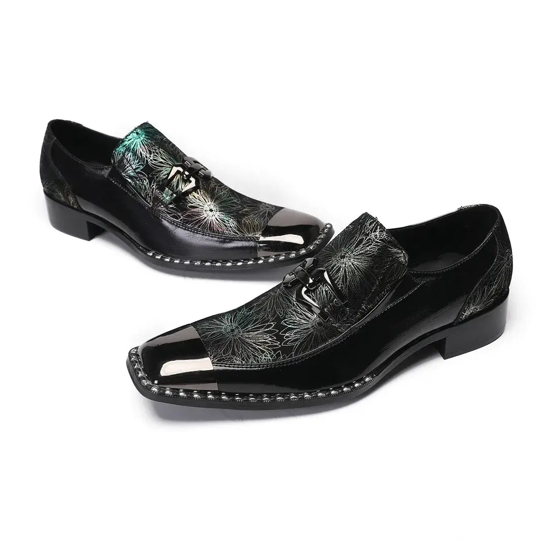 Luxuriöse Herrenschuhe Designer wie Schlangenmuster Abendschuhe Herren Gentleman Slipper Oxfords Echtleder Schuhe für Männer Mode