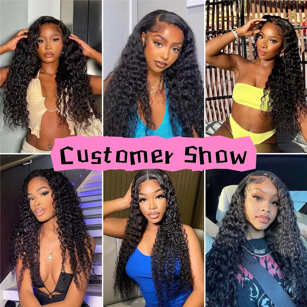 Malaysian Human Hair Bundles Deep Wave Raw 3 4 Bundles 28 30 Inch Virgin Remy Curly Hair Extension For Women Sew In Quick Weave