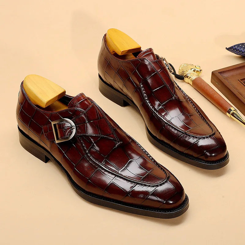 Hochwertige Herren Business Anzug Lederschuhe Britischer Stil Retro Geschnitzte Oxford Schuhe Bankett und Hochzeit Schuhe Große Größen 38-48