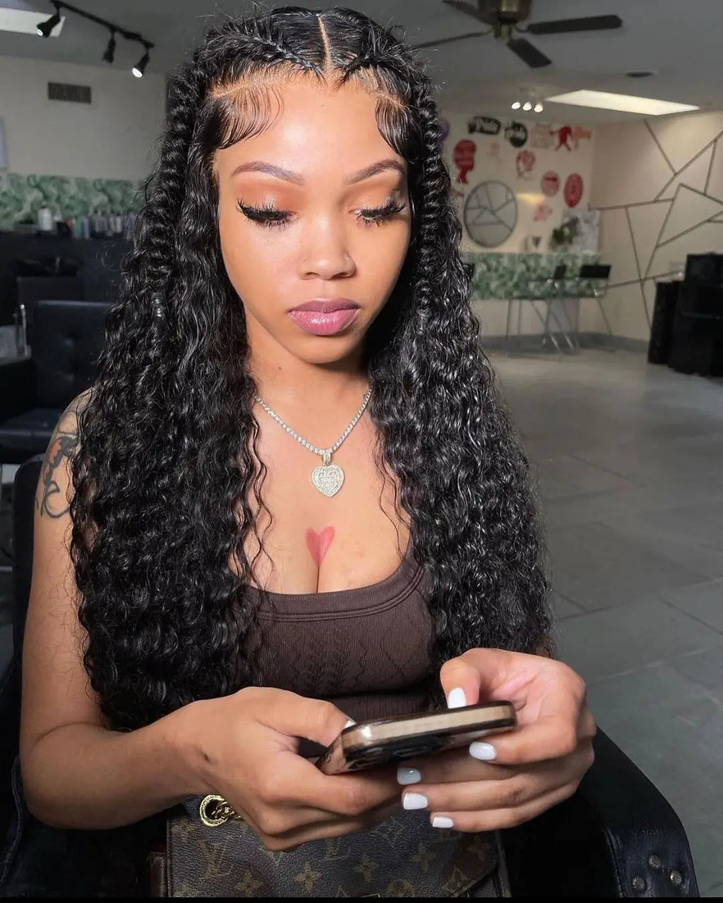 300% High Density Loose Deep Wave 40 46 50 Inch 13x6 13x4 HD Lace Frontal Human Hair Wig Brazilian 360 Full Curly Wigs For Women