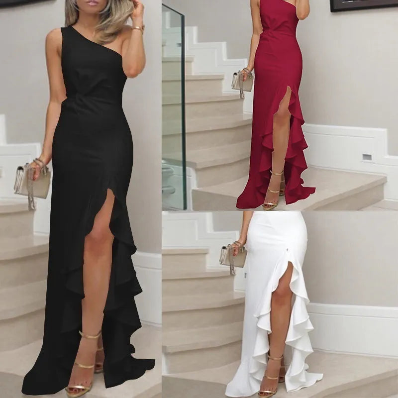 Female Formal Evening Wedding Dress Long Party Casual Summer Occasion Soft Elegant Sexy Maxi Luxury Night Club Dresses for Women