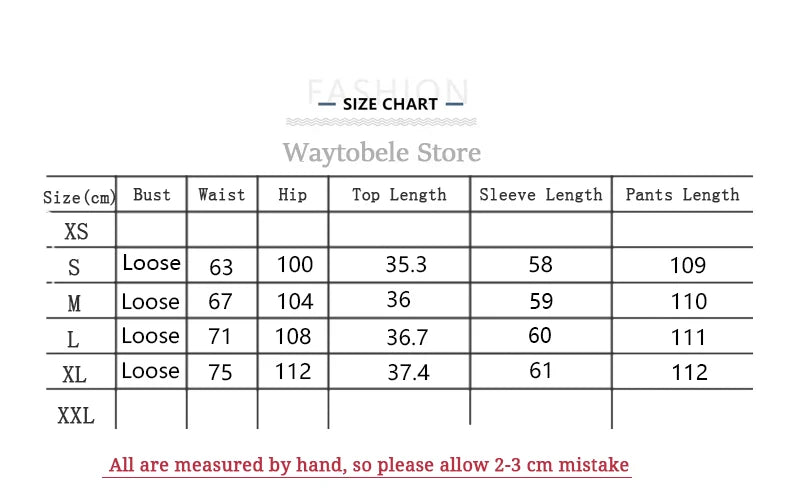 Waytobele Two Piece Set Women's Summer Fashion Solid V Neck Long Sleeve High Waist Pleated Top Loose Pants Sets Streetwear