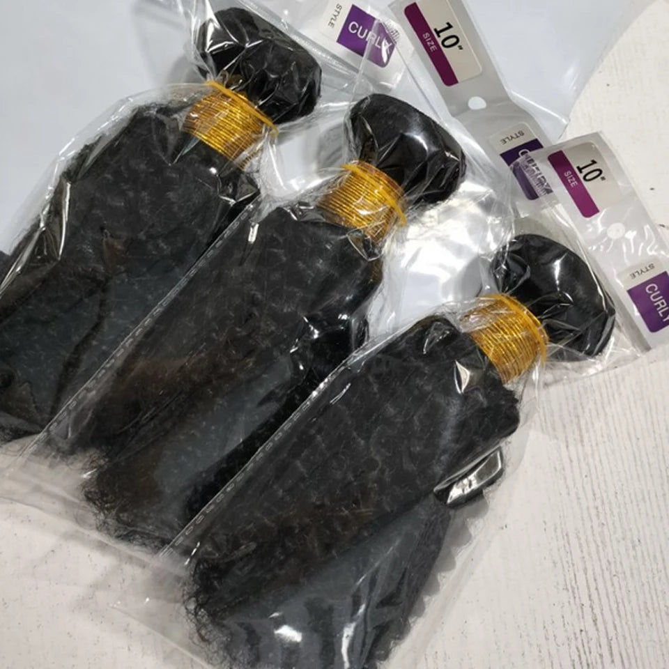 Kinky Curly Bundles Human Hair 28 30 Inches 2 3 4 Bundles Unprocessed Virgin Burmese Afro Curly Bundles 4c Curls Humn Hair Double Weft Hair Extension