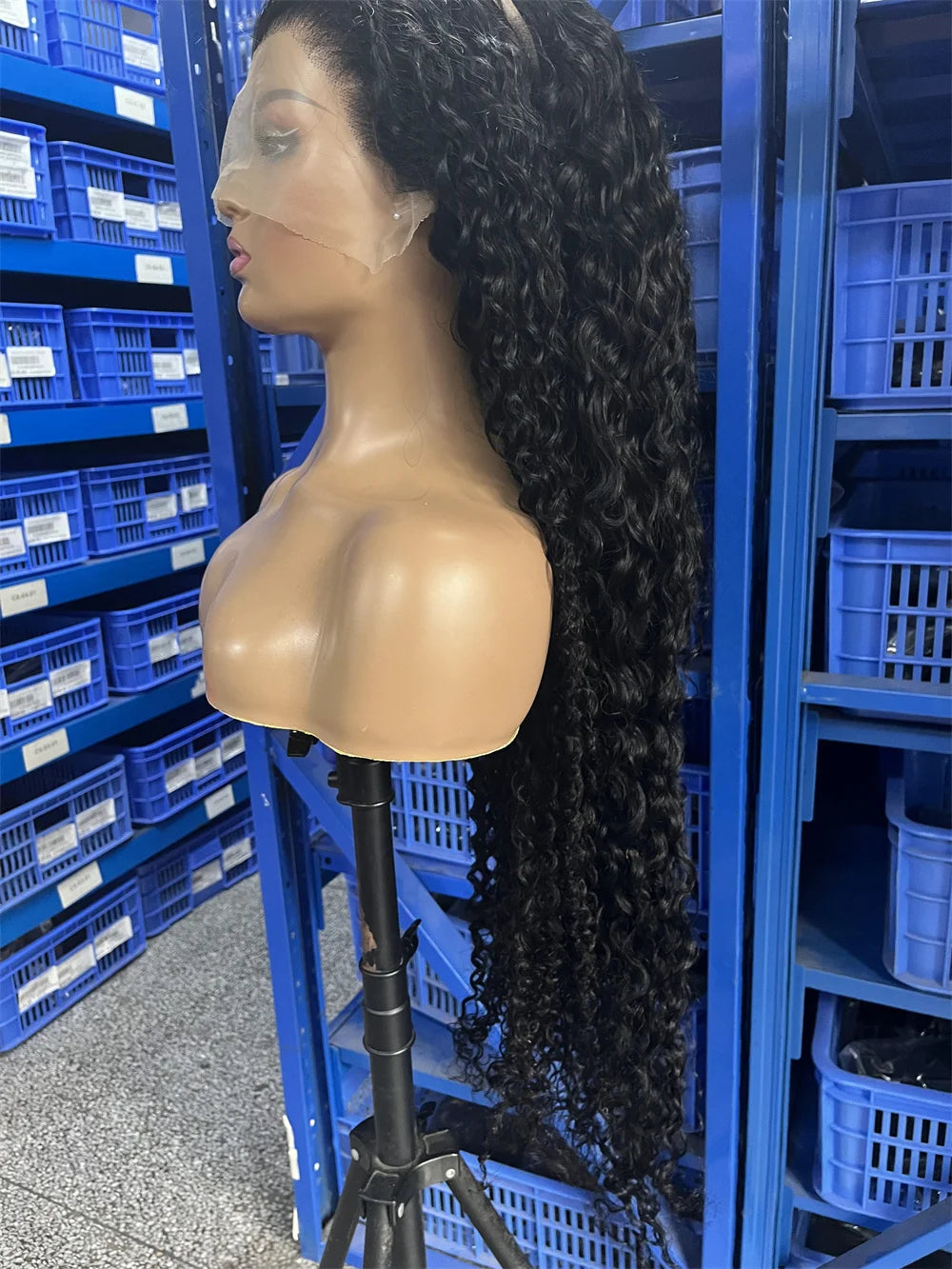300% High Density Loose Deep Wave 40 46 50 Inch 13x6 13x4 HD Lace Frontal Human Hair Wig Brazilian 360 Full Curly Wigs For Women