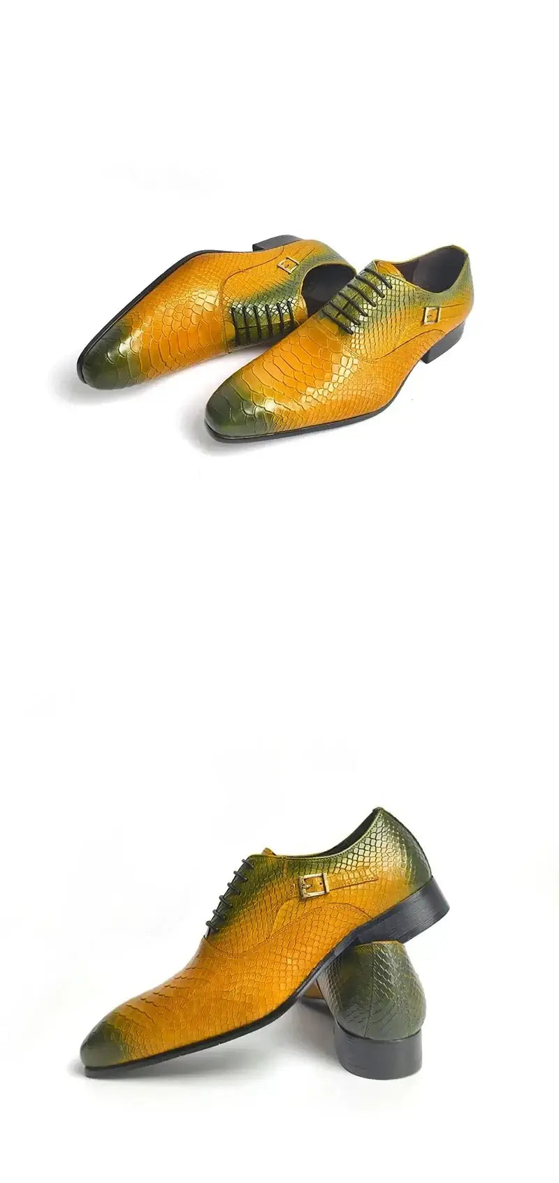 Klassische Schlangen-Print Herrenschuhe für das Geschäftsbüro Zapatos De Hombre Metallschnalle Dekoration Bequeme Leder Herrenschuhe Neu