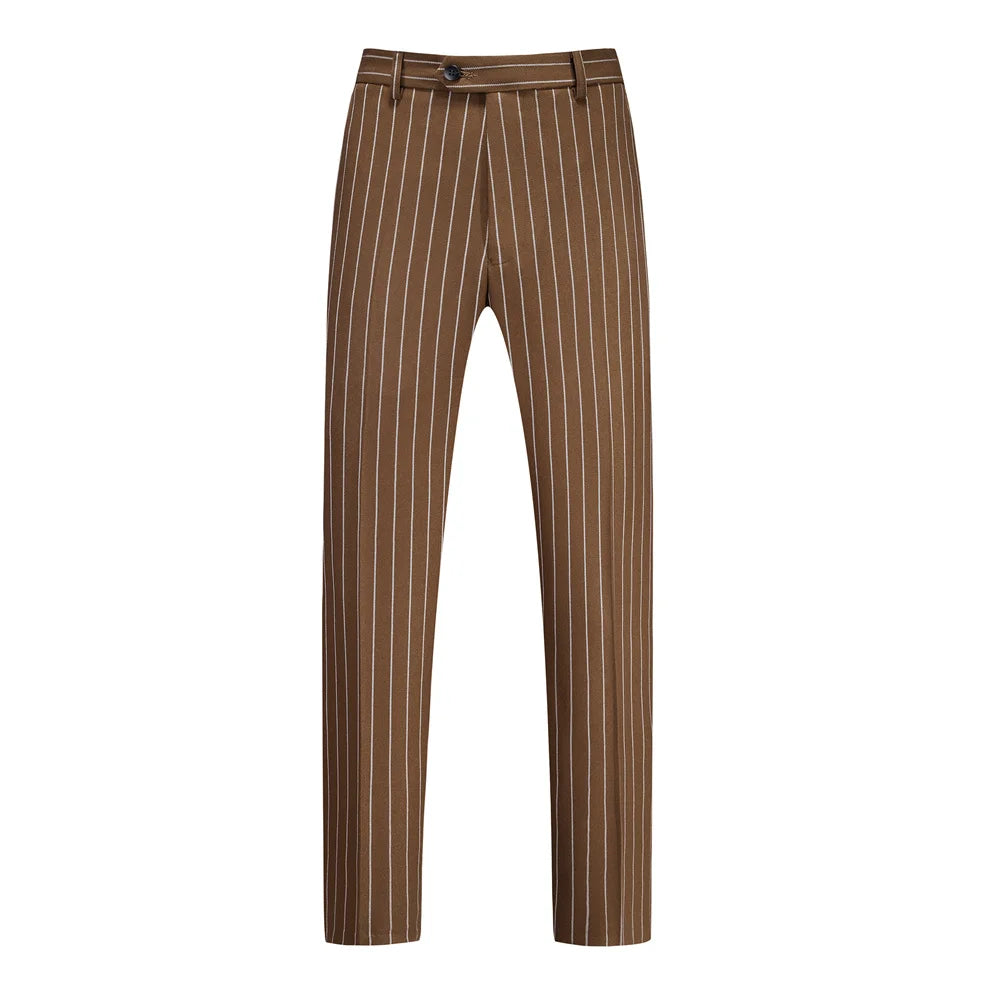 New Autumn Men's Asian Size Slim Fit Suit Pants, Black White Plaid Pant, Red Blue Vertical Striped Trousers. M-5XL 6XL
