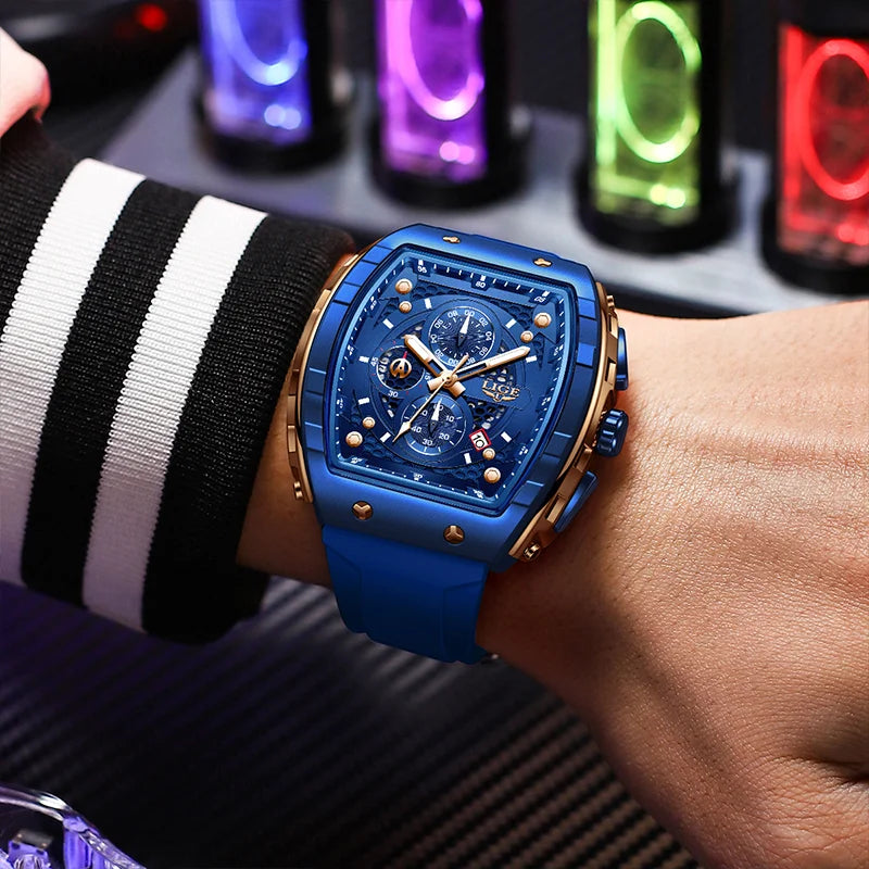 2026 LIGE Top Brand Luxury Watches Men Sport Waterproof Quartz Mens Watch Military Luminous Dive Wristwatch Male Reloj Homre