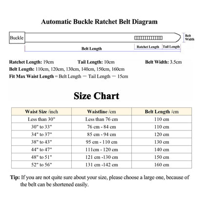 3.5cm Width Mens Replacement Belts Black Blue Brown Red White Green Orange Leather for Automatic Buckles Men Belt Waist Straps
