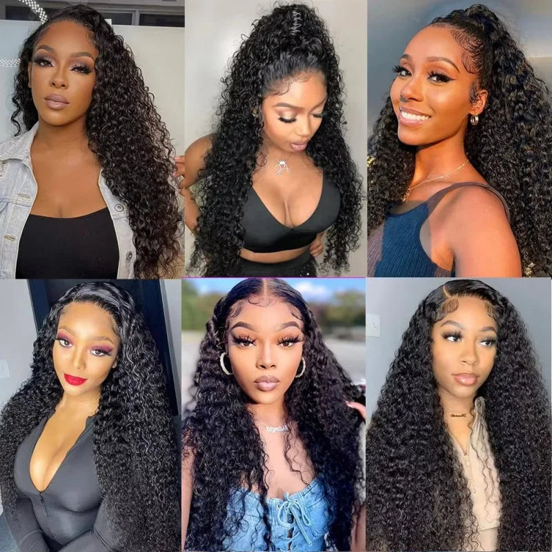Jerry Curly Bundles Natural Black Kinky Curly Human Hair Bundles Bouncy 12 To 42 Inch 2 3 4 Pcs Raw Remy Hair Extensions