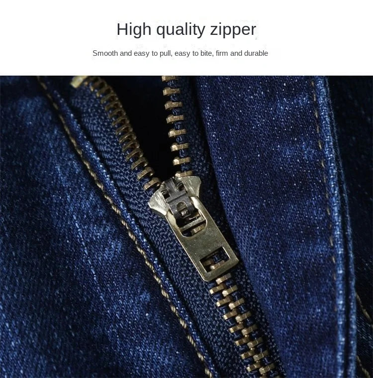 New Fashion Spring Autumn Men's Stretch Slim Jeans Casual Denim Luxury Clothing Men Designer Jeans Designer Clothes Cowboy Pants