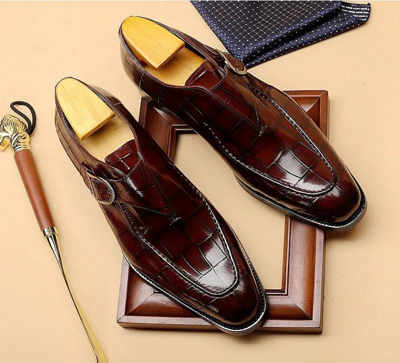 Hochwertige Herren Business Anzug Lederschuhe Britischer Stil Retro Geschnitzte Oxford Schuhe Bankett und Hochzeit Schuhe Große Größen 38-48