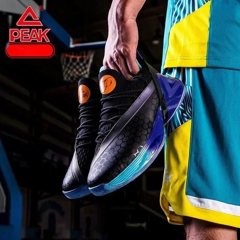 2023 PEAK Basketball Shoes outdoor wear-resistant fitness non-slip air-cushion basketball shoes rebound training competition