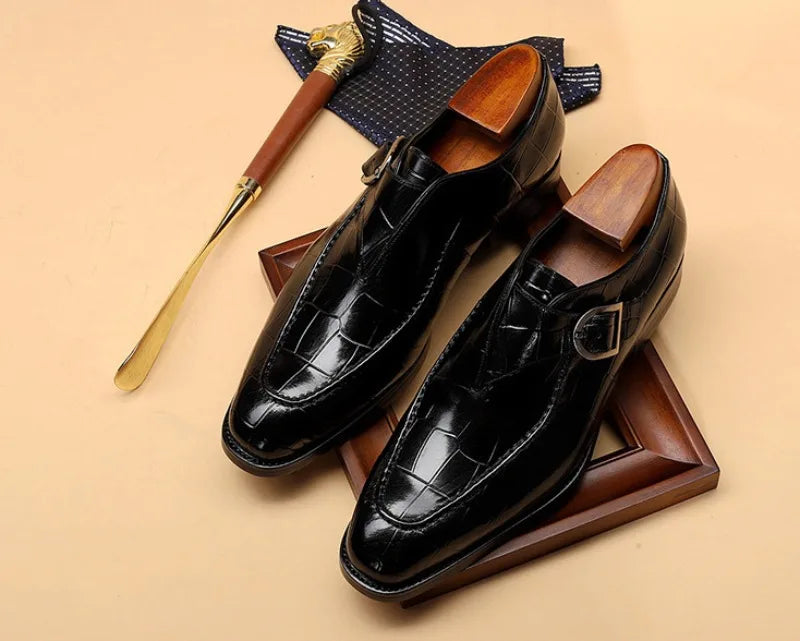 Hochwertige Herren Business Anzug Lederschuhe Britischer Stil Retro Geschnitzte Oxford Schuhe Bankett und Hochzeit Schuhe Große Größen 38-48