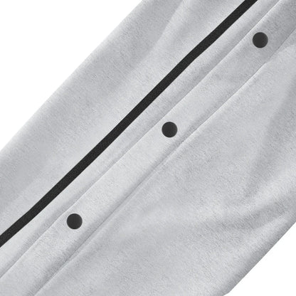 Daily Leisure Loose Solid Color Mens Pants Stylish Patchwork Side Button Design Men Straight Trousers Fall Fashion Lace-up Pants
