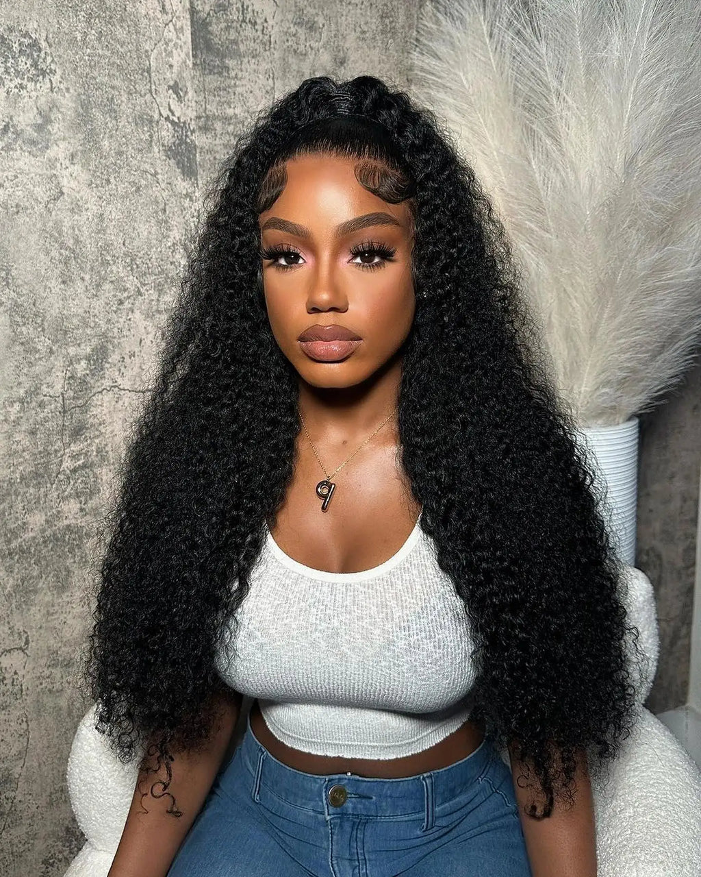 300% High Density Loose Deep Wave 40 46 50 Inch 13x6 13x4 HD Lace Frontal Human Hair Wig Brazilian 360 Full Curly Wigs For Women