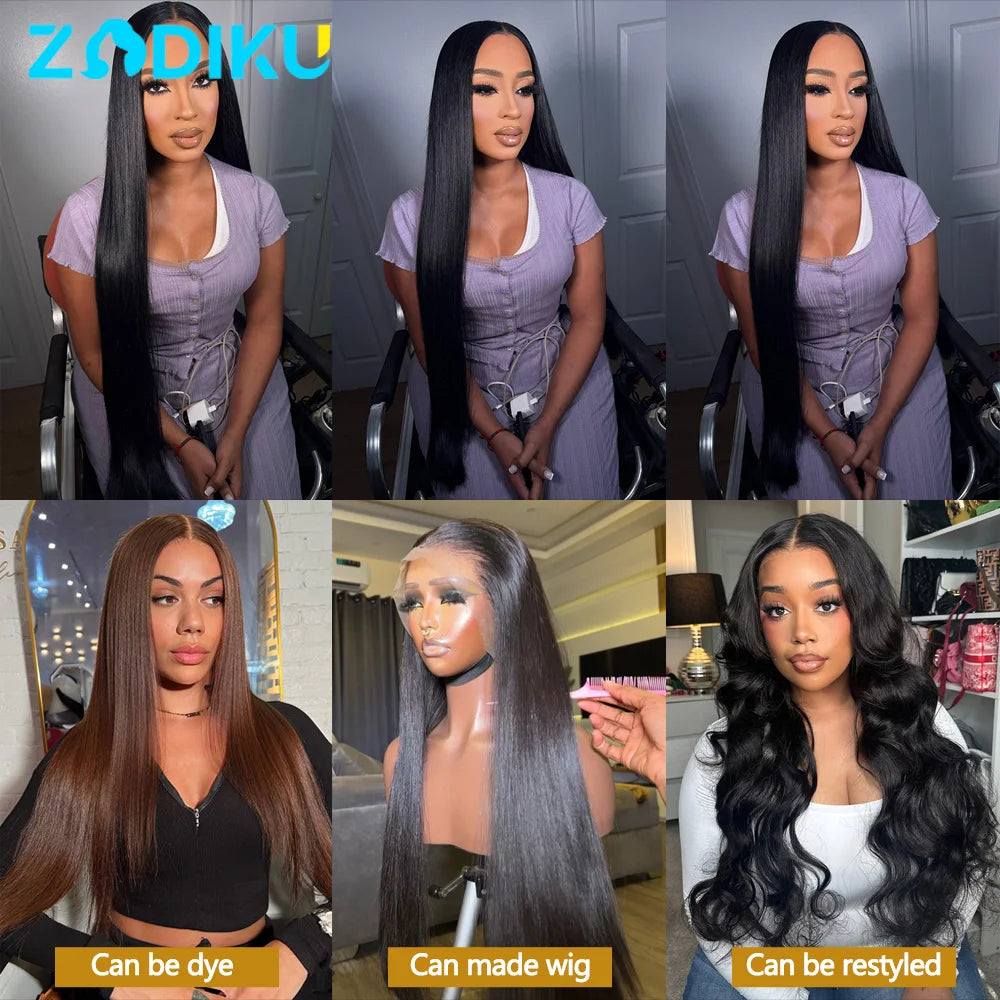 13x4 13x6 Ear To Ear Transparent Frontal Lace Only Straight 2x6 4x4 5x5 6x6 HD Lace Closure Human Hair 100% Brazilian Hair Quality Soft Silky Pre Plucked Bleached Knots Natural Hairline Virgin Hair Pieces For Women Daily Hair