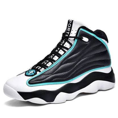 High Quality High Help Practical Training Basketball Shoes Rotating Buckle Air Cushion Sneaker Youth Fashion Trendy Shoes 36-48