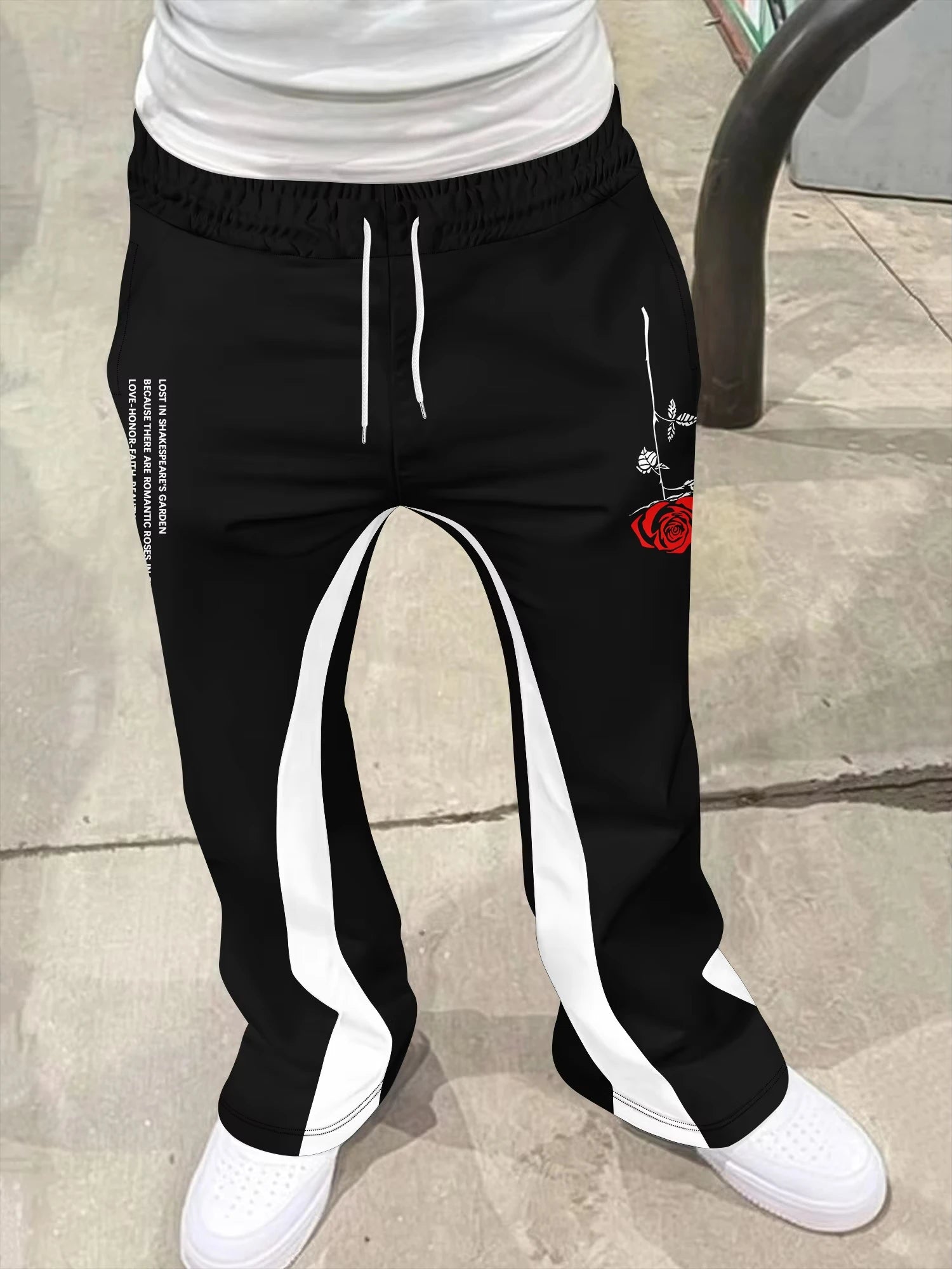 Y2k Flared Pants Men's Women's Kids Loose 3D Print Trousers Casual Sweatpants Mid Waist Sporty Streetwear Hip Hop Vintage Pants