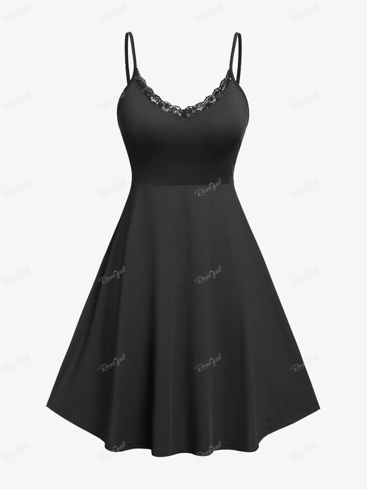 ROSEGAL Plus Size Sun Moon Star Printed Lace-up Mesh Dress And Lace Trim Cami Dress Set 2023 Fashion High Waist Vestidos Dresses