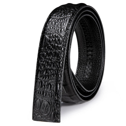 3.5cm Width Mens Replacement Belts Black Blue Brown Red White Green Orange Leather for Automatic Buckles Men Belt Waist Straps