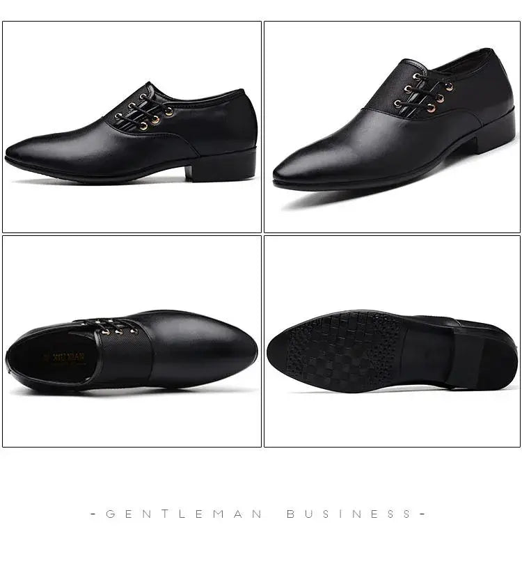 2026 Klassische Herren-Anzugschuhe Runde Zehenpartie Rindsleder Business-Freizeitschuhe Herren-Hochzeitsschuhe Oxford-Anzugschuhe Große Größen 38-48